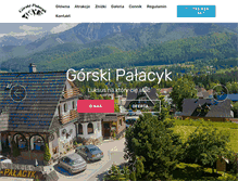Tablet Screenshot of gorskipalacyk.pl